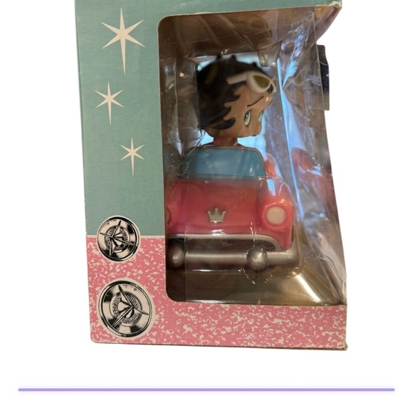 Betty Boop Cruisin Funko Wacky Wobbler Pink Car NIB - Picture 5 of 13
